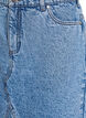 Korte denimrok met zakken, Blauw, Packshot image number 2
