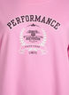 Sweatshirt met tekstprint, Roze, Packshot image number 2