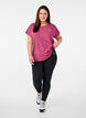 Effen gekleurd T-shirt voor sporten, Rood, Model image number 1