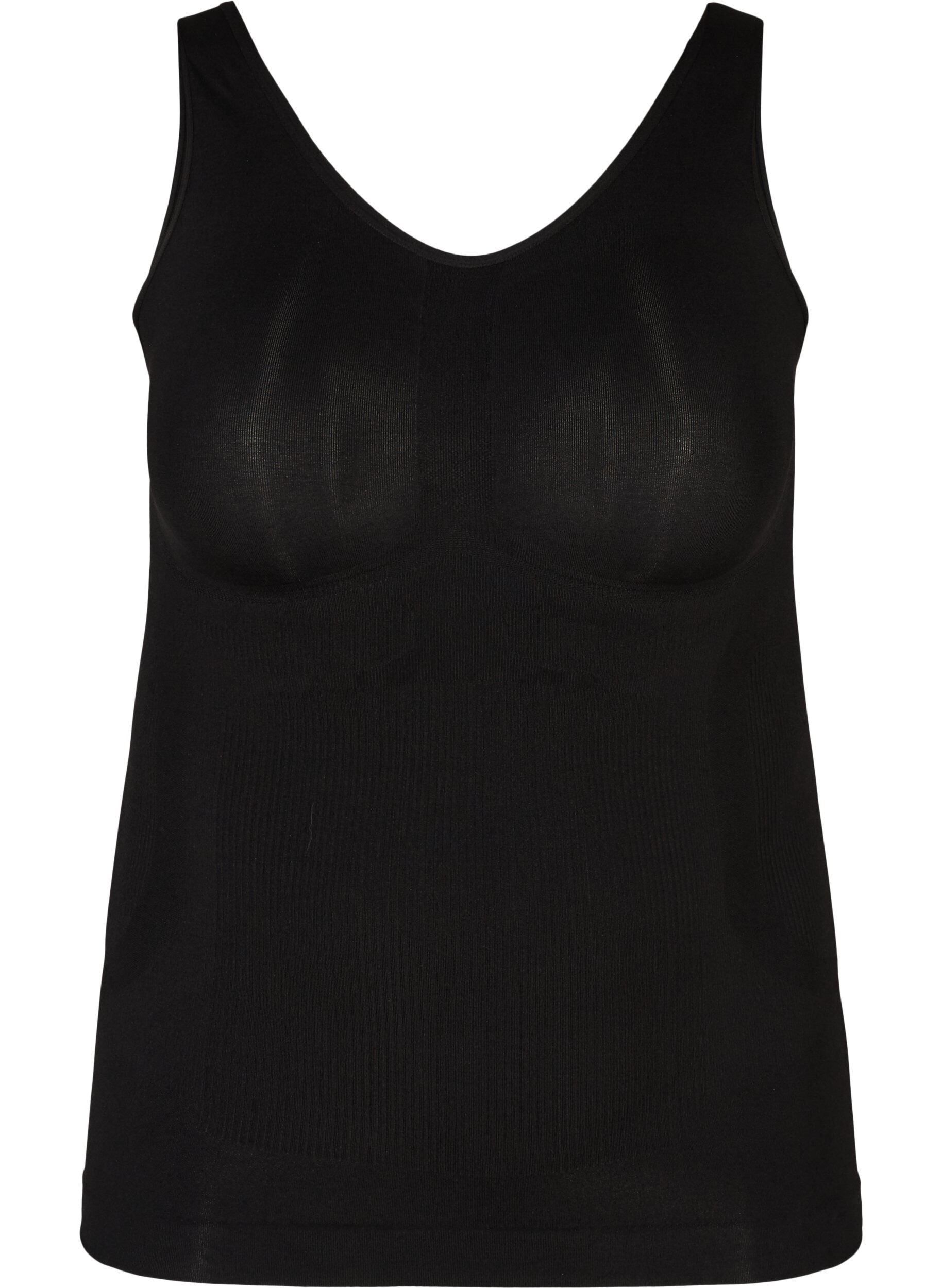 ZizziShapewear top met brede bandjes, Zwart, Packshot image number 0