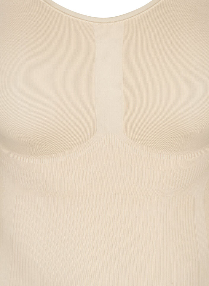 Shapewear top met brede bandjes, Nude, Packshot