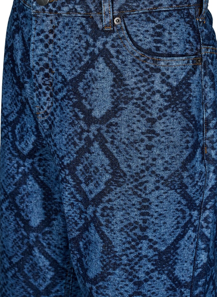 Emily jeans met slangenprint, Denim Snake AOP, Packshot