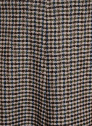 ZizziKorte A-lijn rok, Brown Check, Packshot image number 2