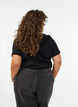Kerst T-shirt van biologisch katoen, Zwart, Model image number 2