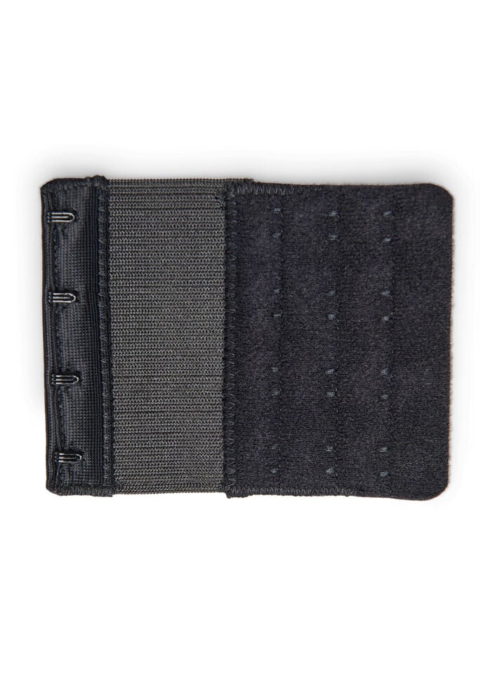 Beha verlengstuk met 6 haken, Zwart, Packshot image number 0