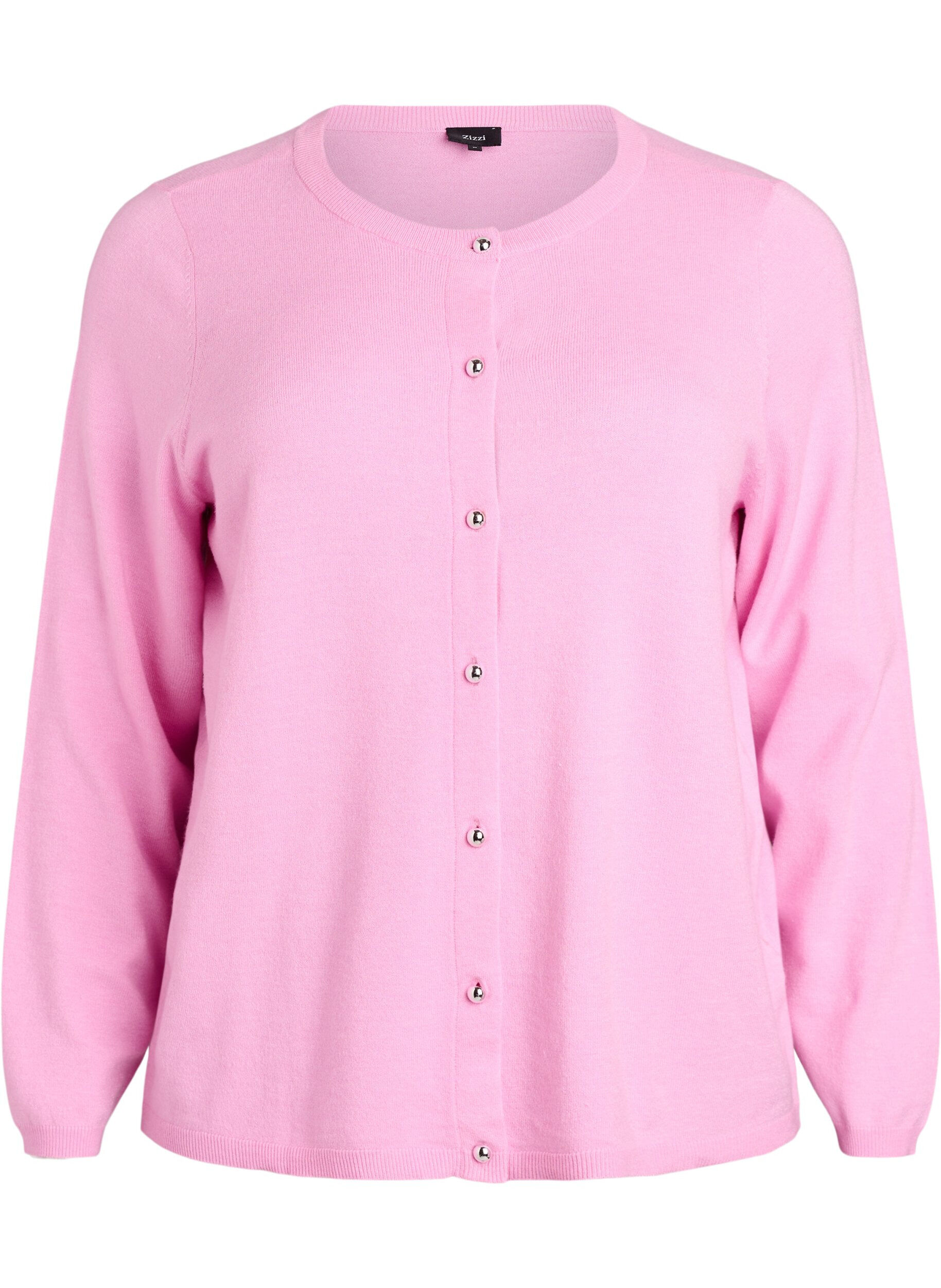 Cardigan met ronde knopen