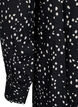 Shirt jurk met strikceintuur en print, Zwart, Packshot image number 3