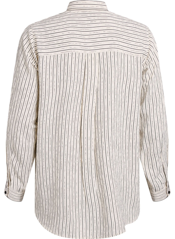 Shirt met gestreept patroon, White Stripe, Packshot