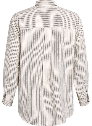 ZizziShirt met gestreept patroon, White Stripe, Packshot image number 1