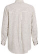 Shirt met gestreept patroon, Wit, Packshot image number 1