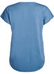 T-shirt met korte mouwen voor workouts en V-hals, Blauw, Packshot image number 1