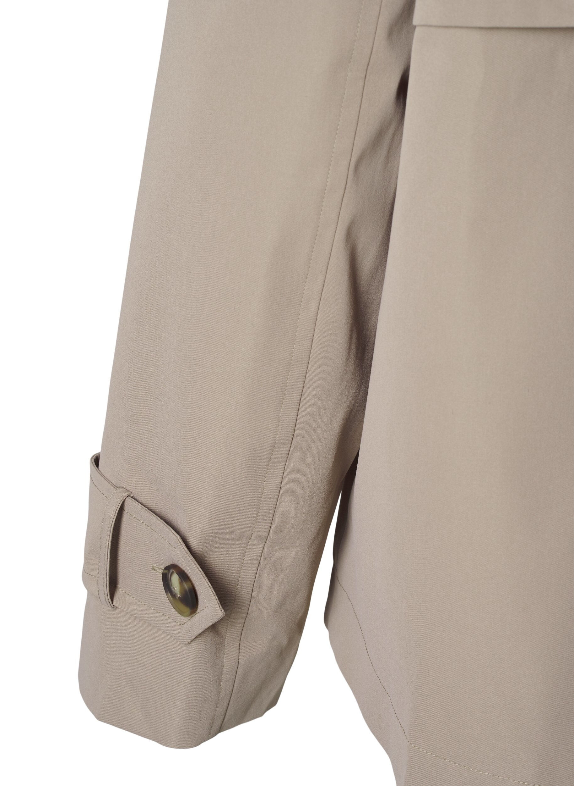 ZizziKorte trenchcoat met klassieke details, Grijs, Packshot image number 4