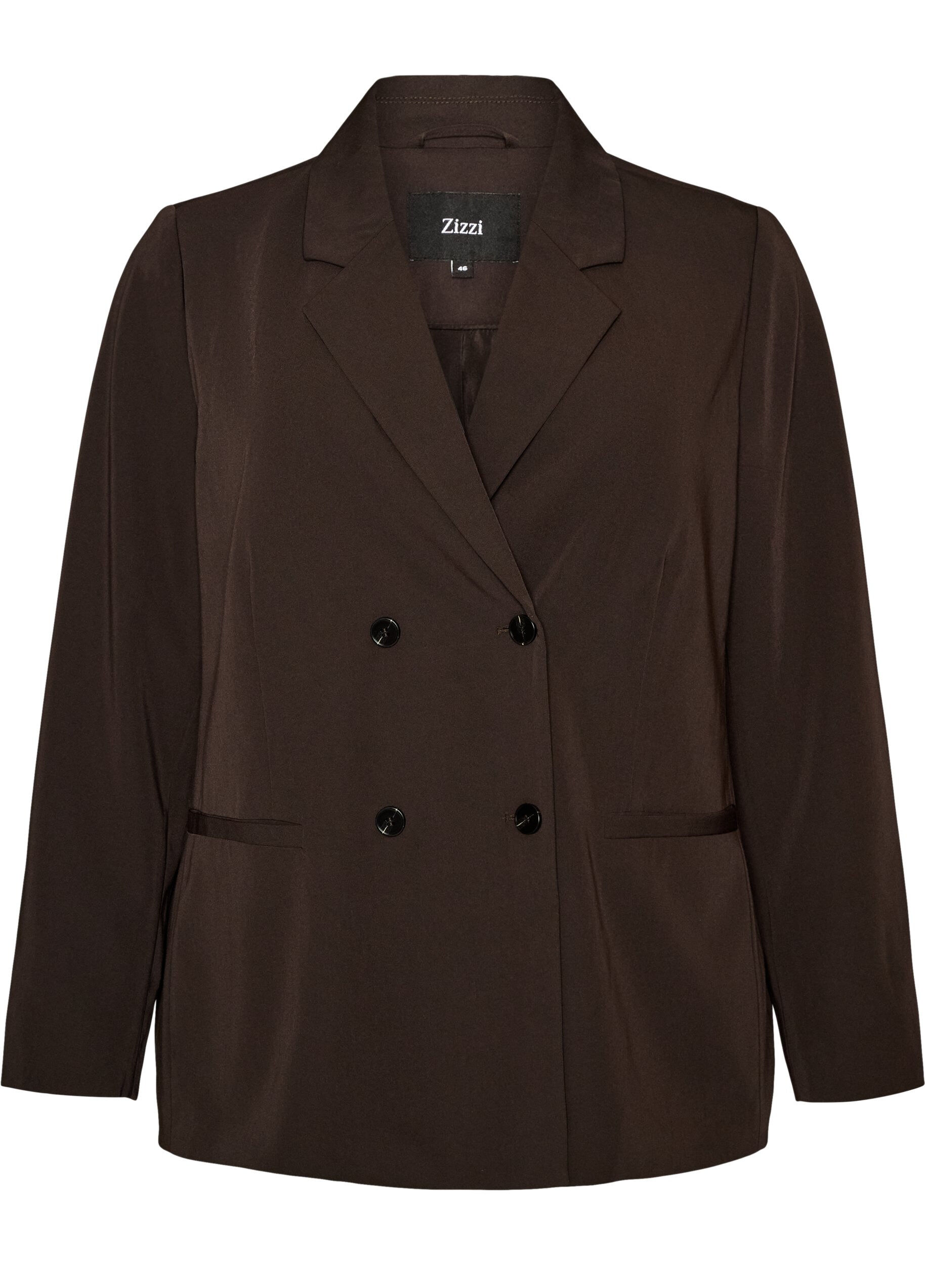 Double-breasted blazer met een losse pasvorm