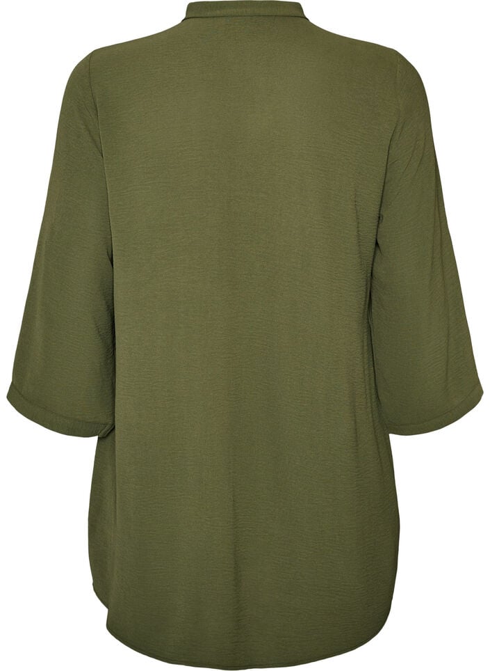 Tuniek met 3/4 mouwen, Groen, Packshot image number 1