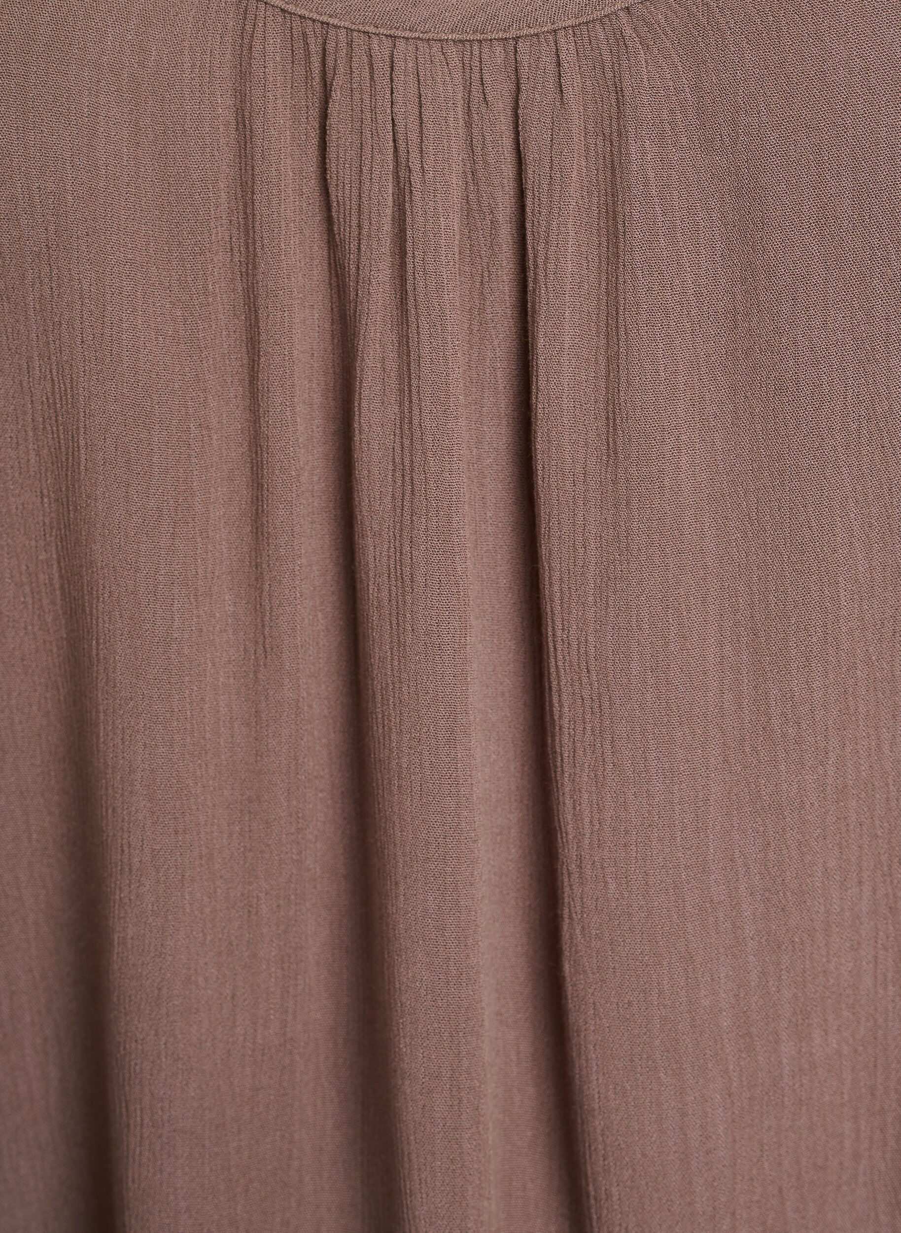 ZizziStrap top in viscose, Bruin, Packshot image number 2