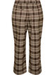 Gecrochte broek met wijde pijpen, Bruin, Packshot image number 1