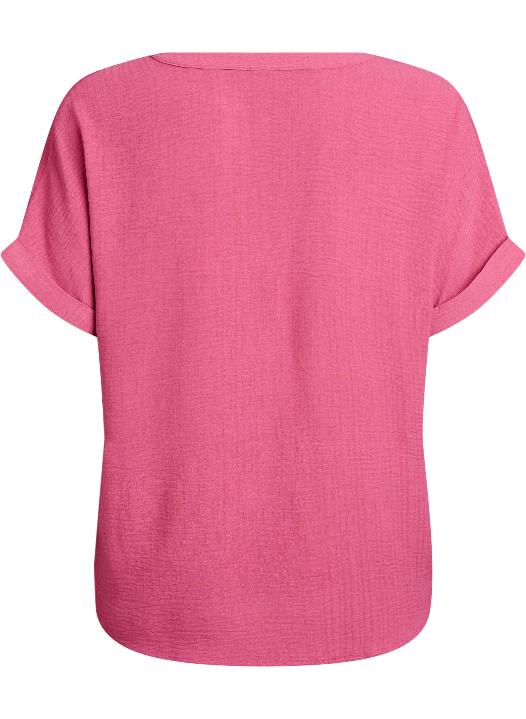 ZizziLuchtige blouse met korte mouwen, Rood, Packshot image number 1