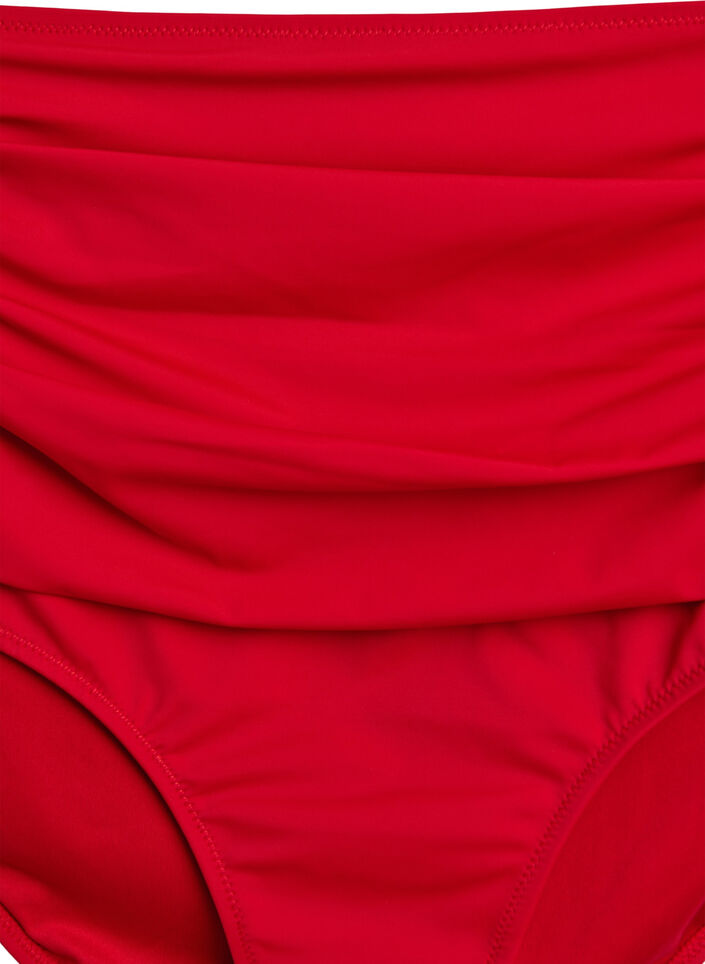 Bikinibroekjes met hoge taille, Rood, Packshot image number 2