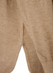 Gebreide top met ronde hals en ingebreid patroon, Beige, Packshot image number 3