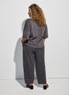 Jerseybroek met een barrel fit en hoge taille, Grijs, Model image number 1