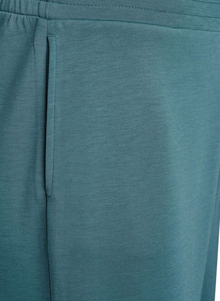 7/8 modal mix broek met zakken, Groen, Packshot image number 2