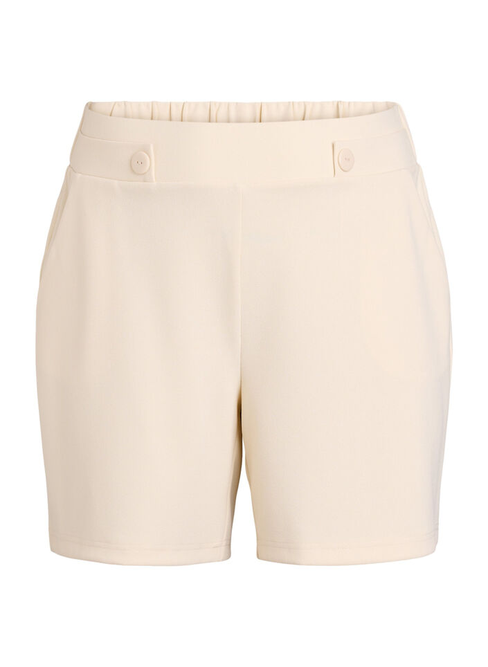 Short avec poches et coupe ample, Beige, Packshot image number 0