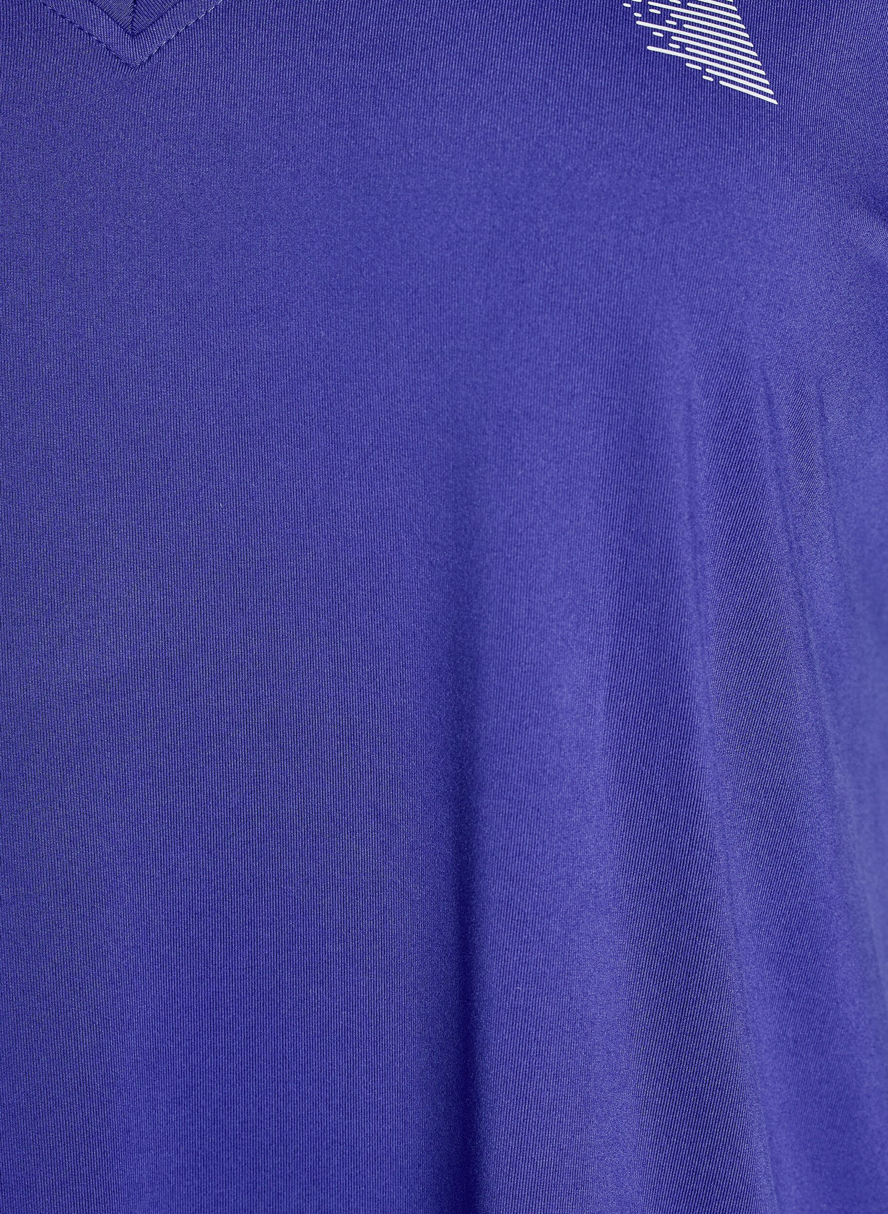 Zizzi T-shirt d&rsquo;entra&icirc;nement ample avec col en V, Violet, Packshot image number 2