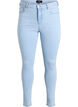 Amy super slim fit jeans met hoge taille, Blauw, Packshot image number 0