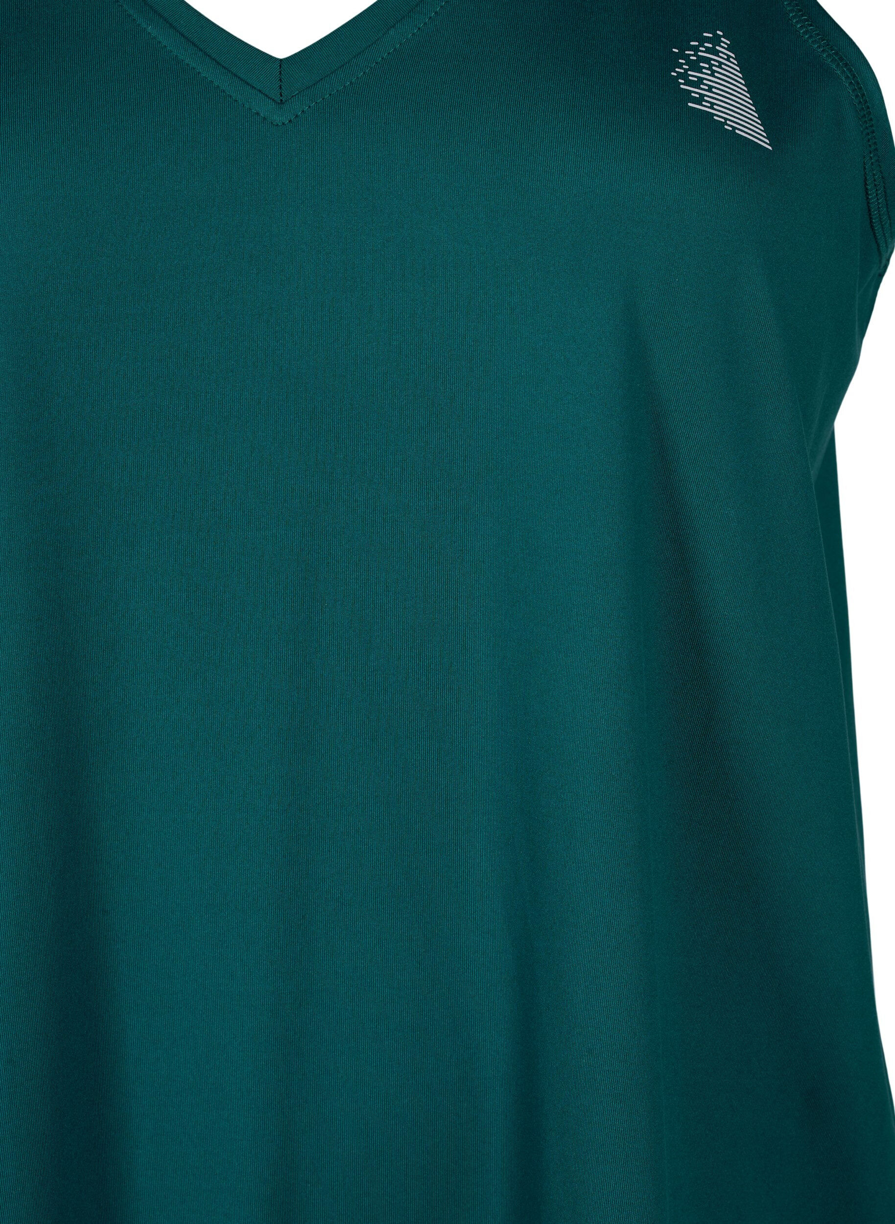 ZizziSporttopje met V-hals, Deep Teal, Packshot image number 2