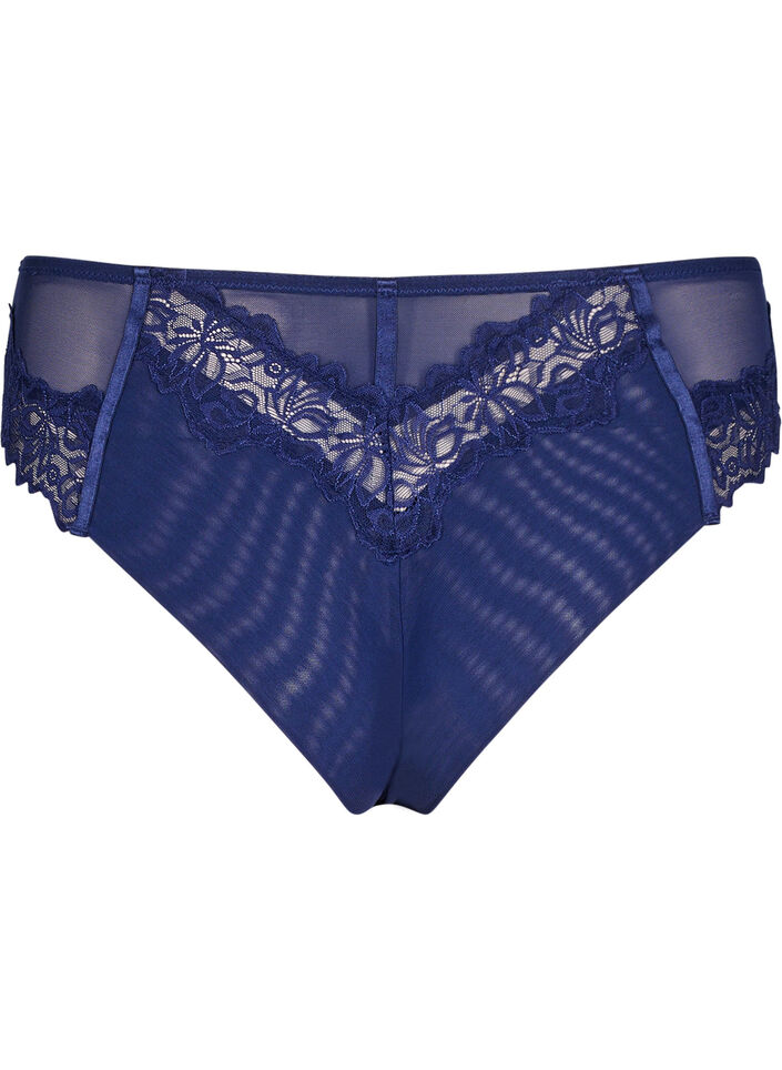 Brazilian slip met kant en satijnen lint, Ocean Cavern, Packshot