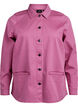 Gestreept shirt met zakken, Rood, Packshot image number 0