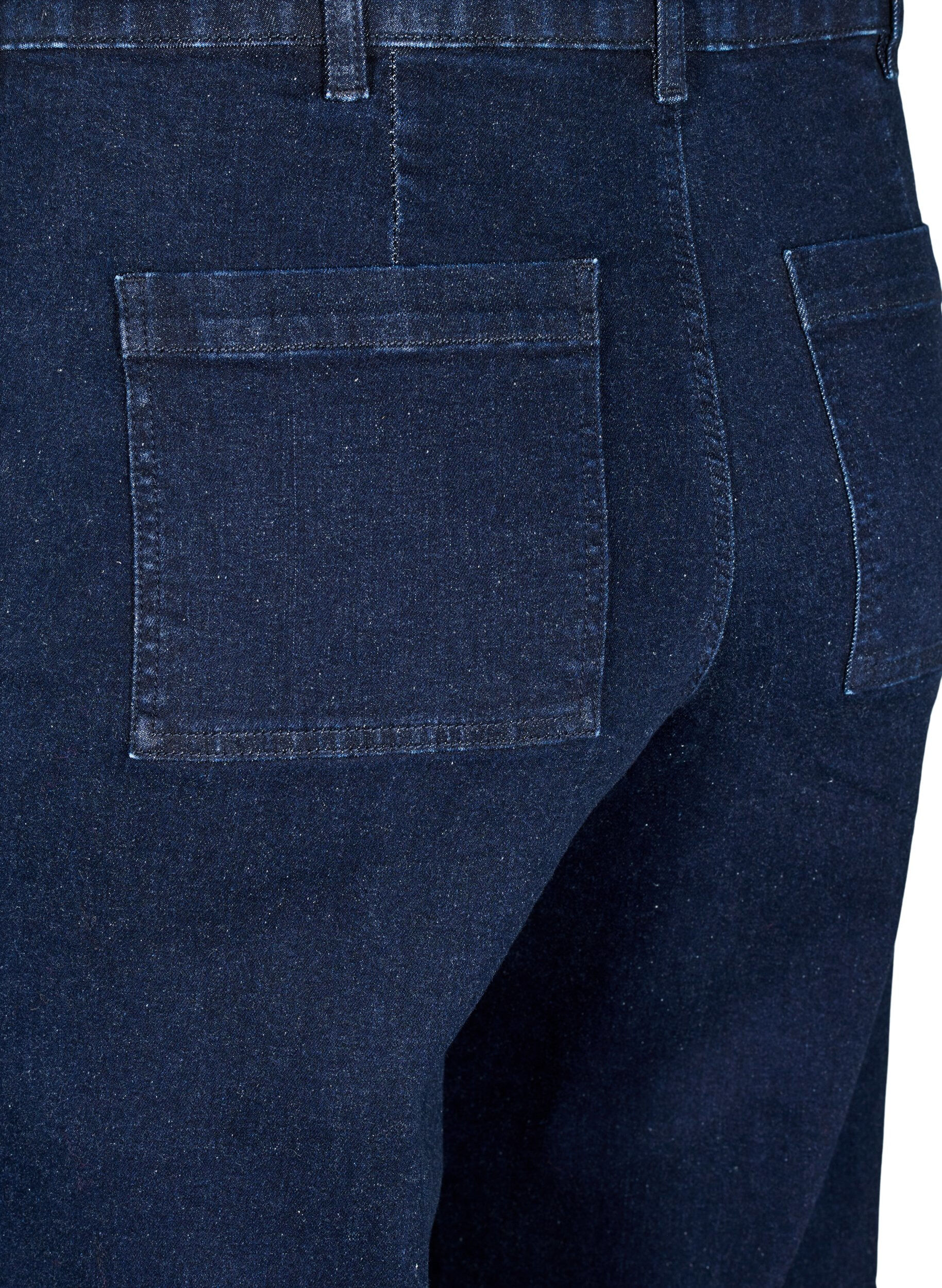 ZizziJeans met hoge taille en wijde pijpen, Blauw, Packshot image number 3