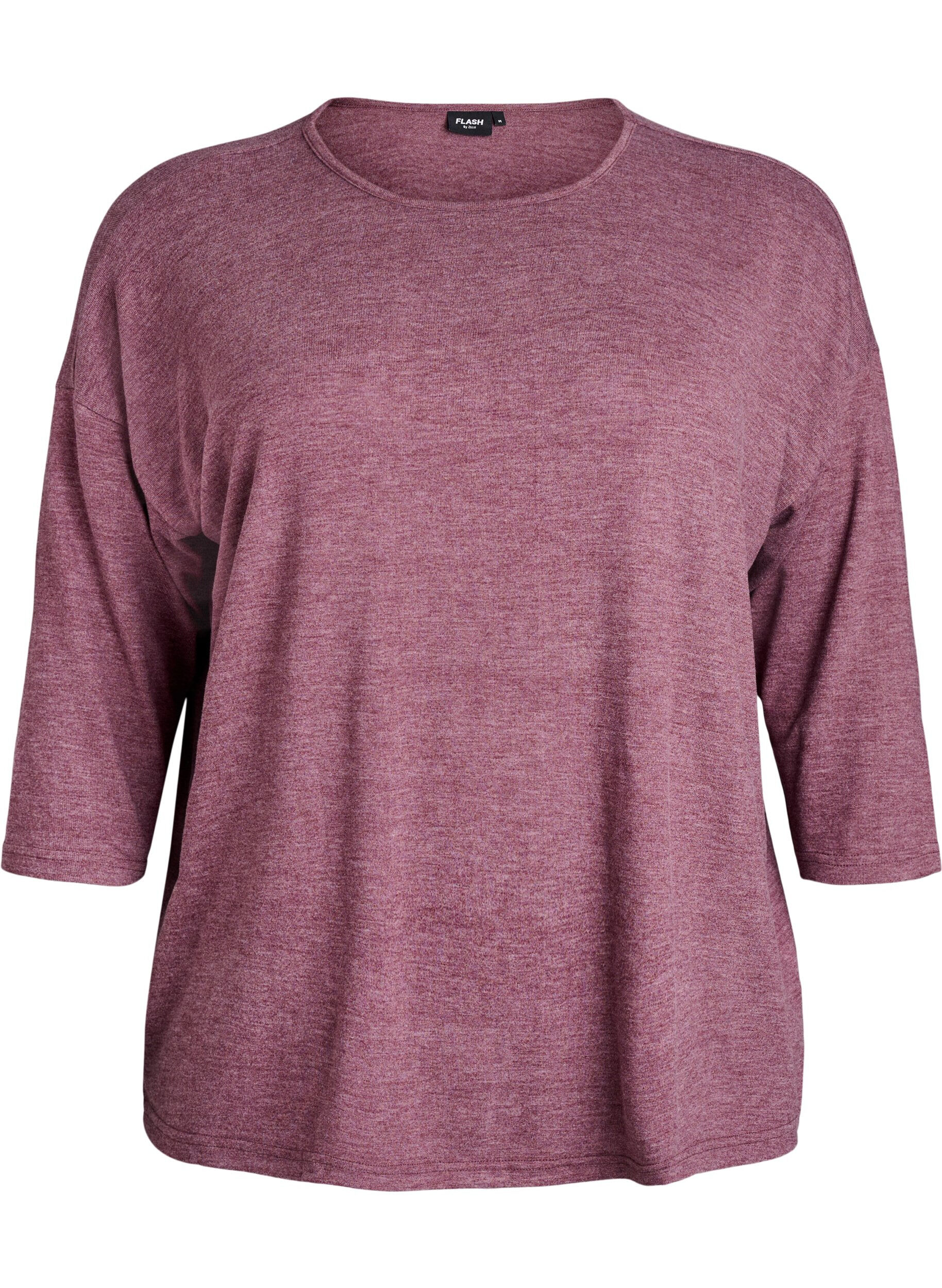 FLASH - Jersey blouse met 3/4 mouwen