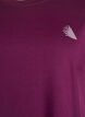 Effen gekleurd trainingsshirt, Paars, Packshot image number 2