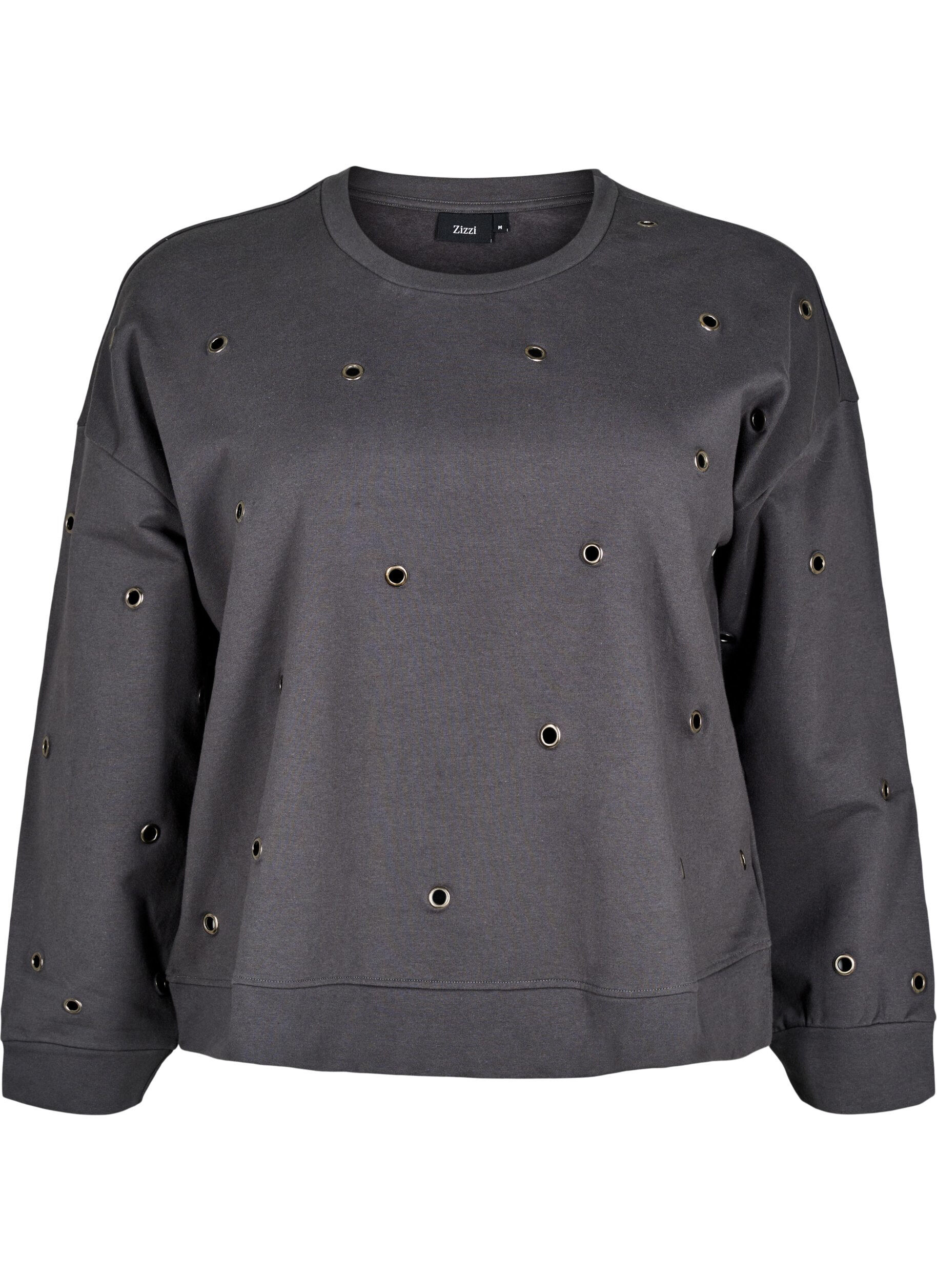 Sweatshirt met oogjes