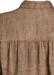 Losse blouse met kraag en knopen, Bruin, Packshot image number 3