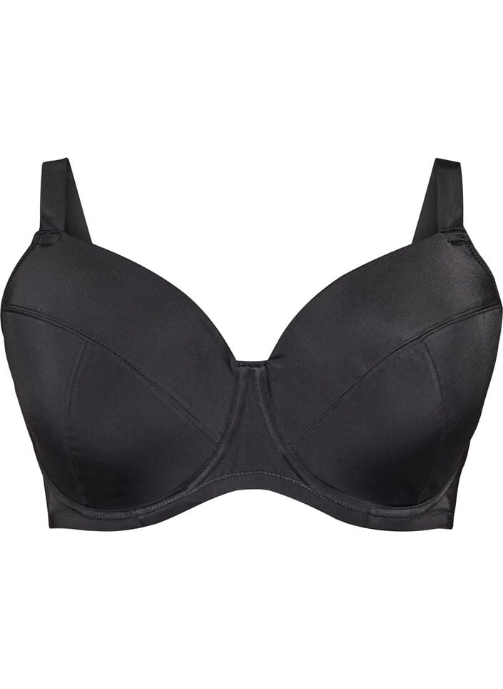 Beugel bikini top met hoge ondersteuning, Zwart, Packshot