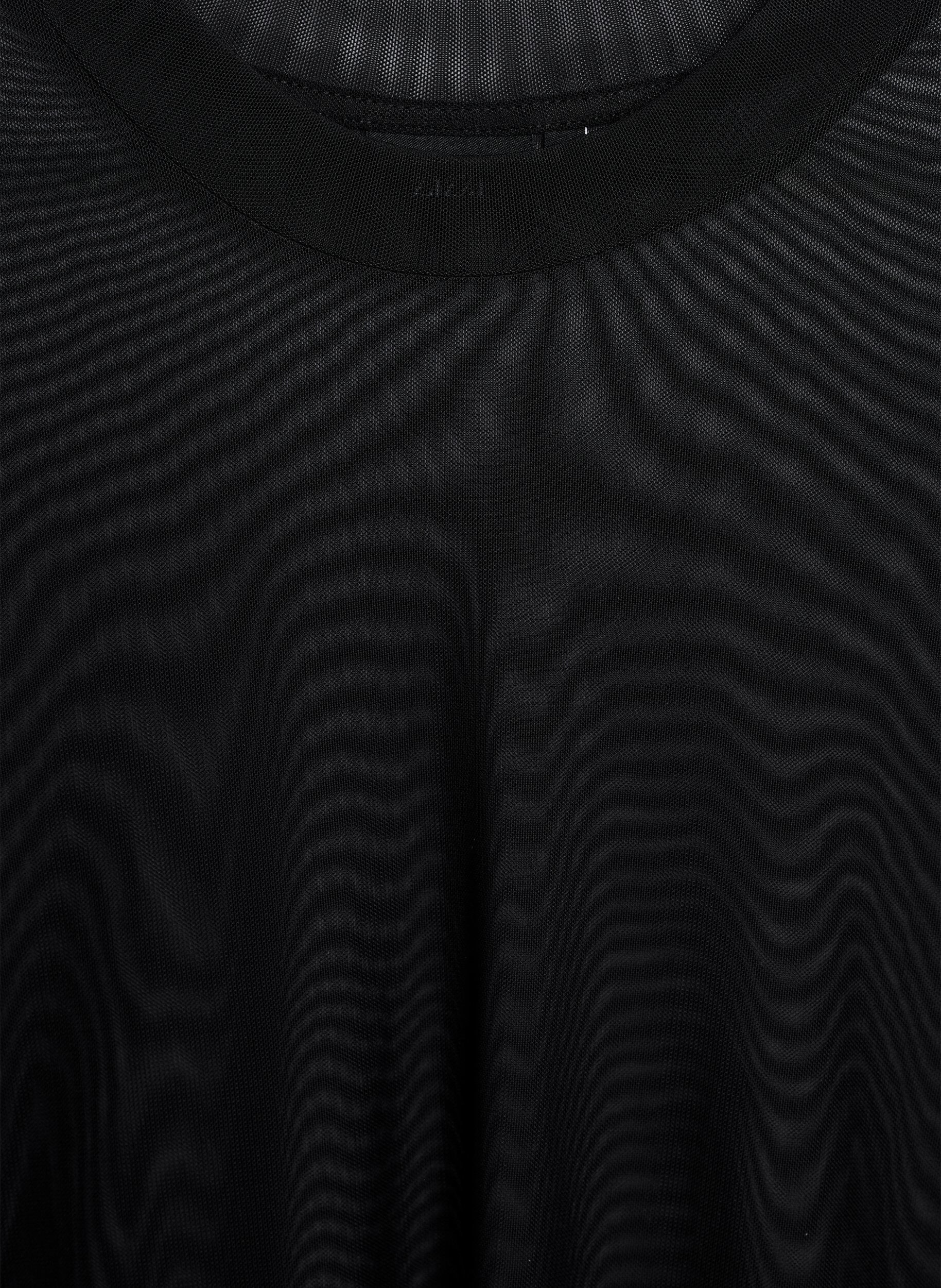 ZizziMesh blouse met korte mouwen, Zwart, Packshot image number 2
