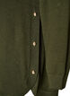 Gebreide blouse met knopen aan de zijkant, Groen, Packshot image number 3
