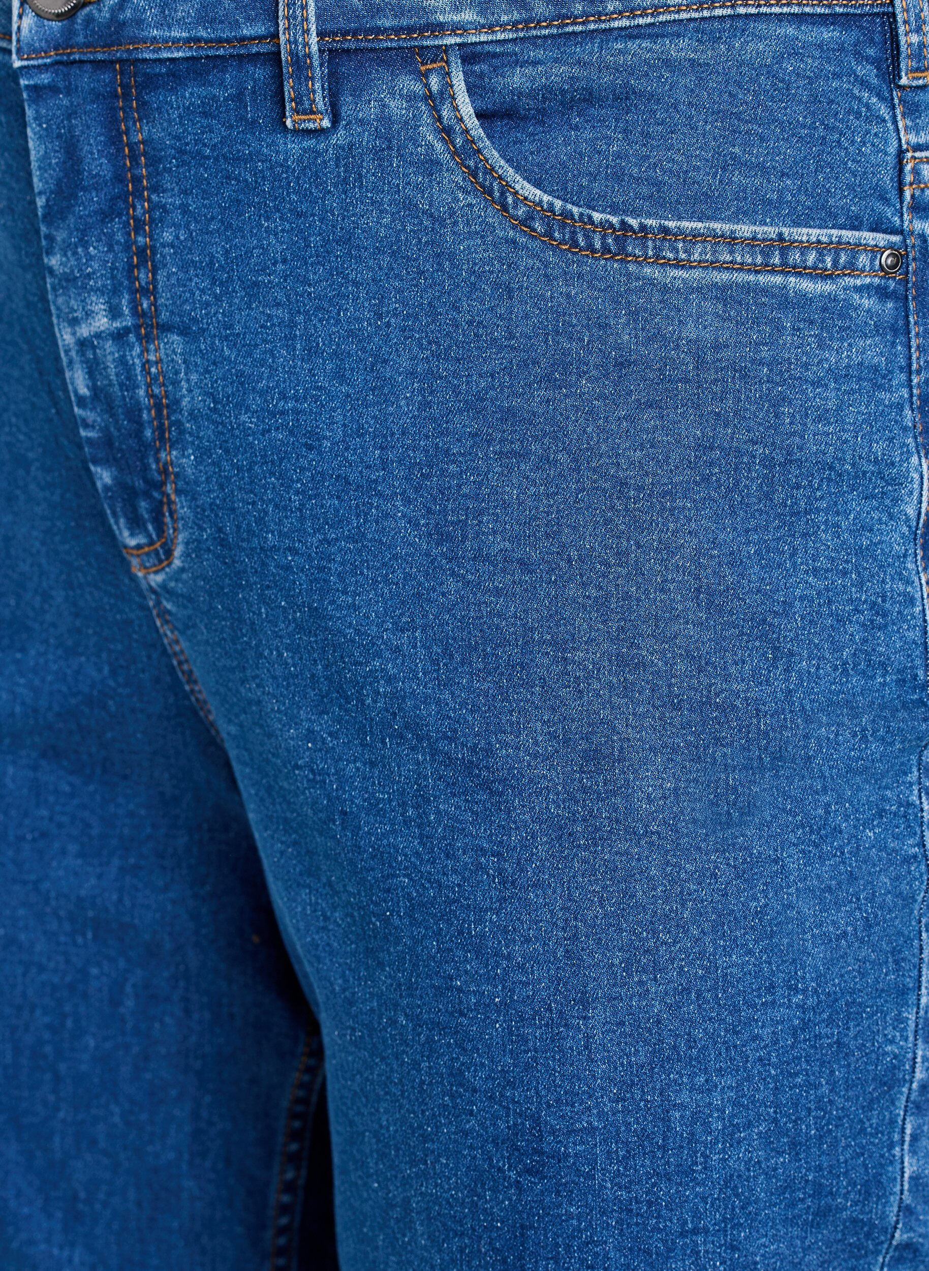 ZizziHigh-waisted Gemma jeans met een regular fit, Blauw, Packshot image number 2