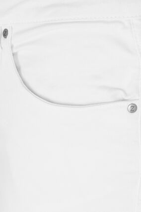 ZizziAmy capri jeans met hoge taille en super strakke pasvorm, Bright White, Packshot image number 2