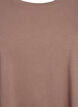 Basic jersey top met lange mouwen, Bruin, Packshot image number 2