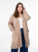 Long cardigan en tricot avec des poches, Fossil w. TNT Mel. , Model image number 0