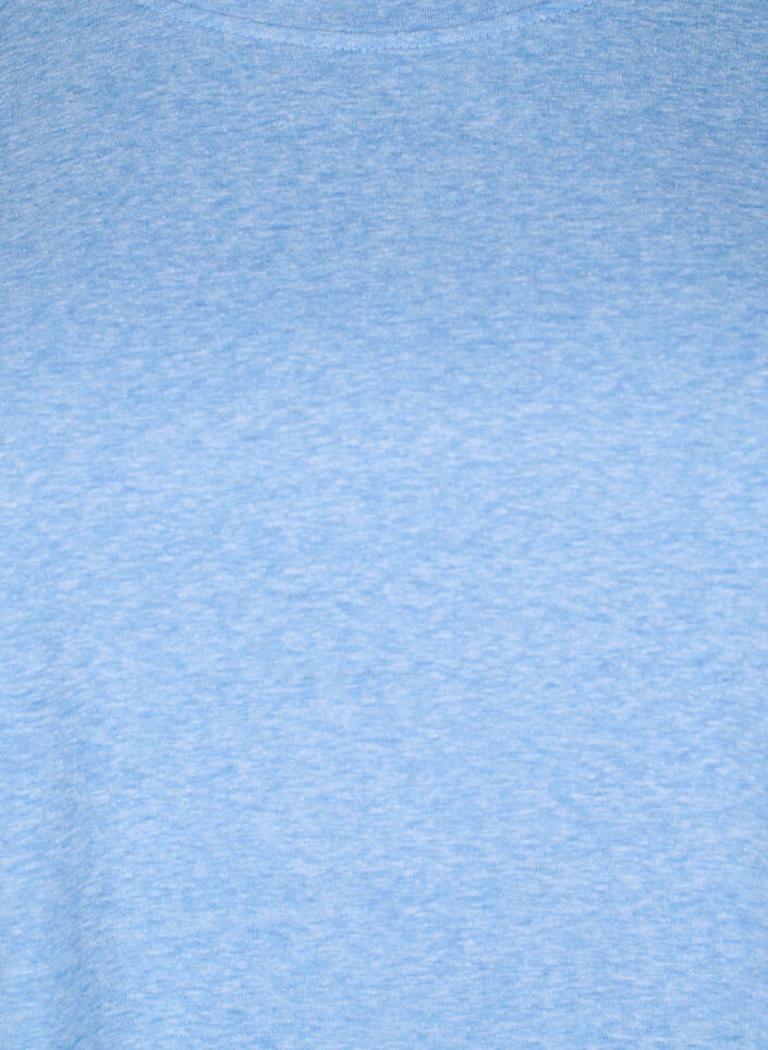 Gemêleerd T-shirt met korte mouwen, Blauw, Packshot image number 2