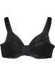 Minimizer-bh met gewatteerde bandjes, Zwart, Packshot image number 1