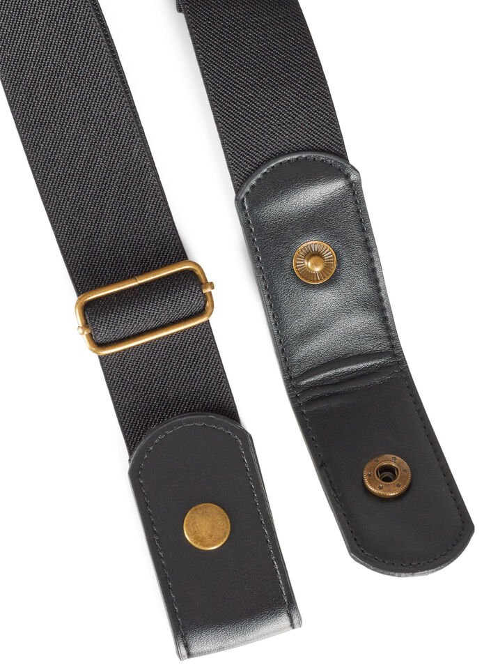 Elastische riem, Zwart, Packshot image number 1