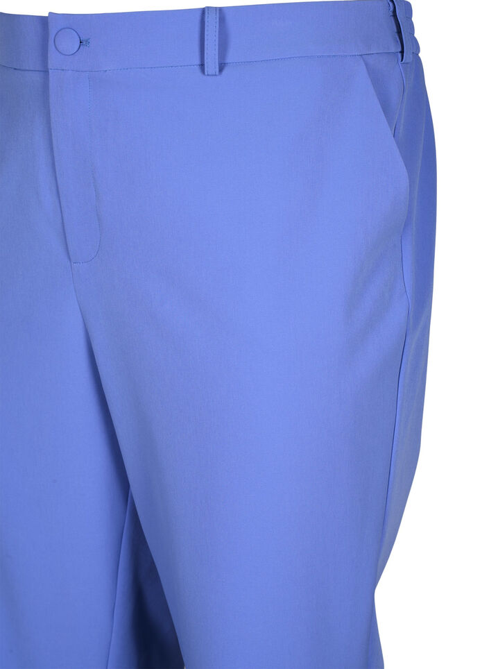 Broek met rechte pijpen en zakken, Wedgewood, Packshot image number 2