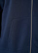Sweatshirt met capuchon, ritssluiting en zakken, Blauw, Packshot image number 3