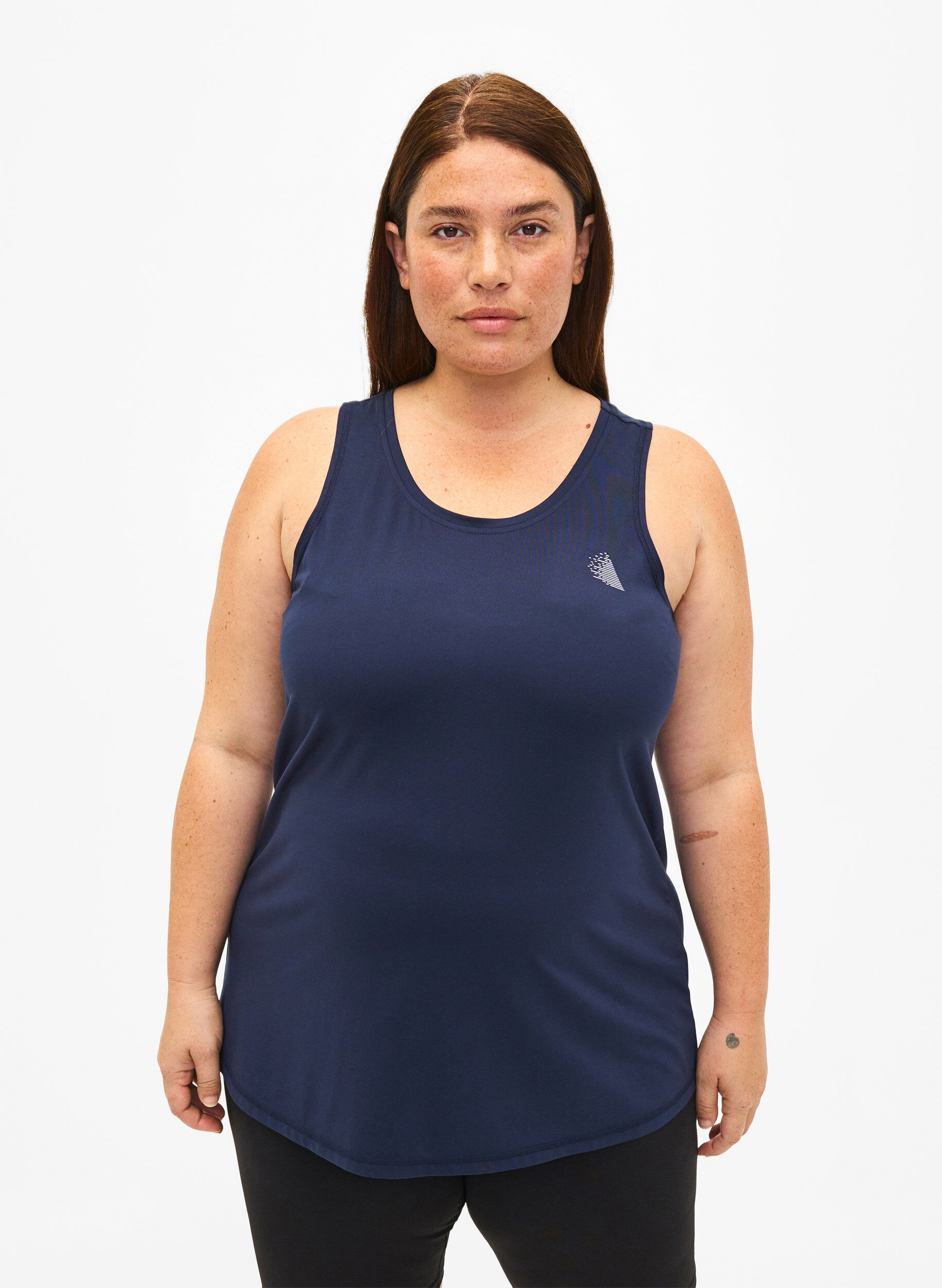 Trainingstop met ronde halslijn, Night Sky, Model