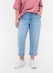 7/8 jeans met hoge taille, Blauw, Model image number 2